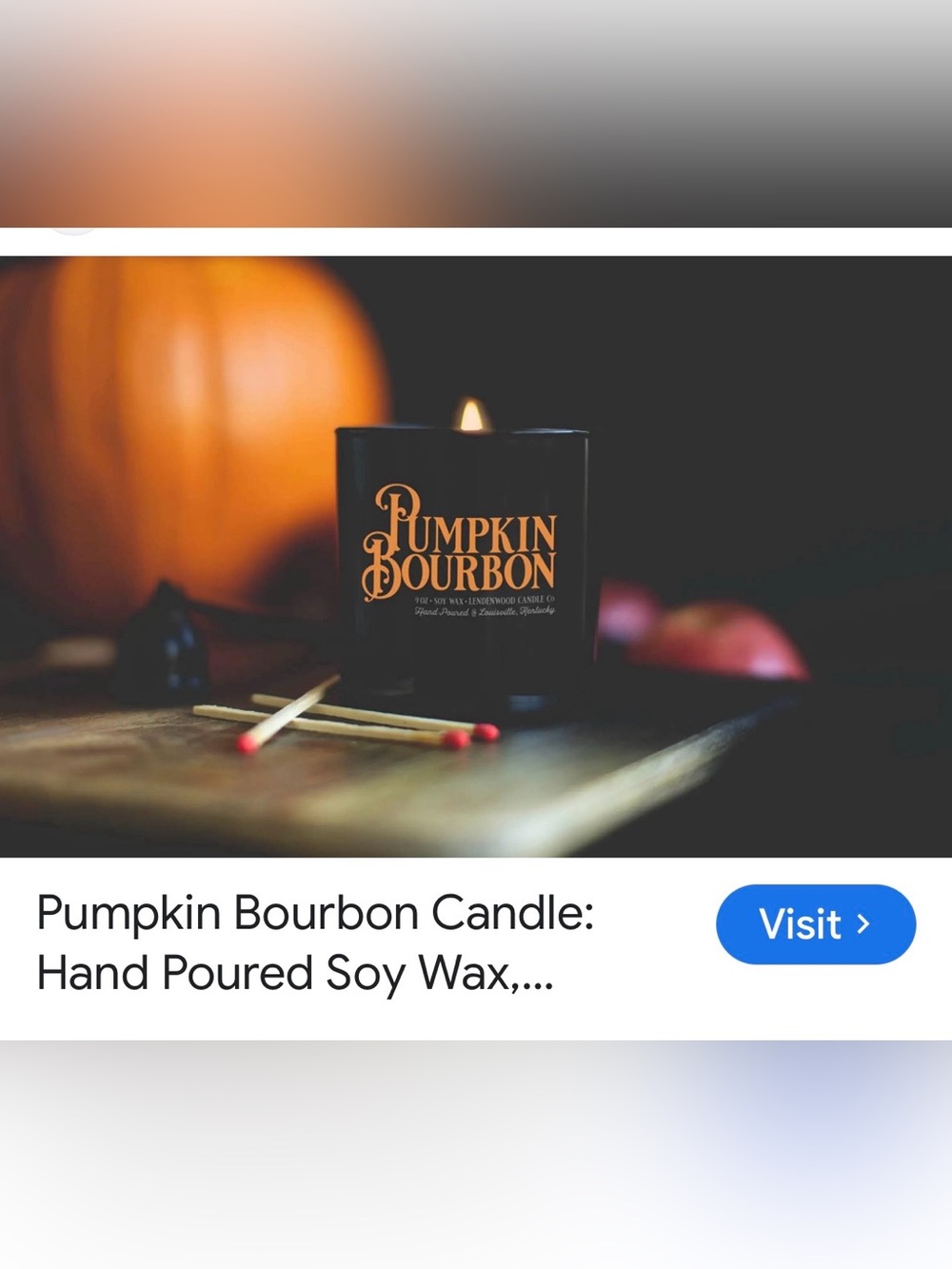 #3,007**DW Home Pumpkin Bourbon Candle Jar in Black and Gold